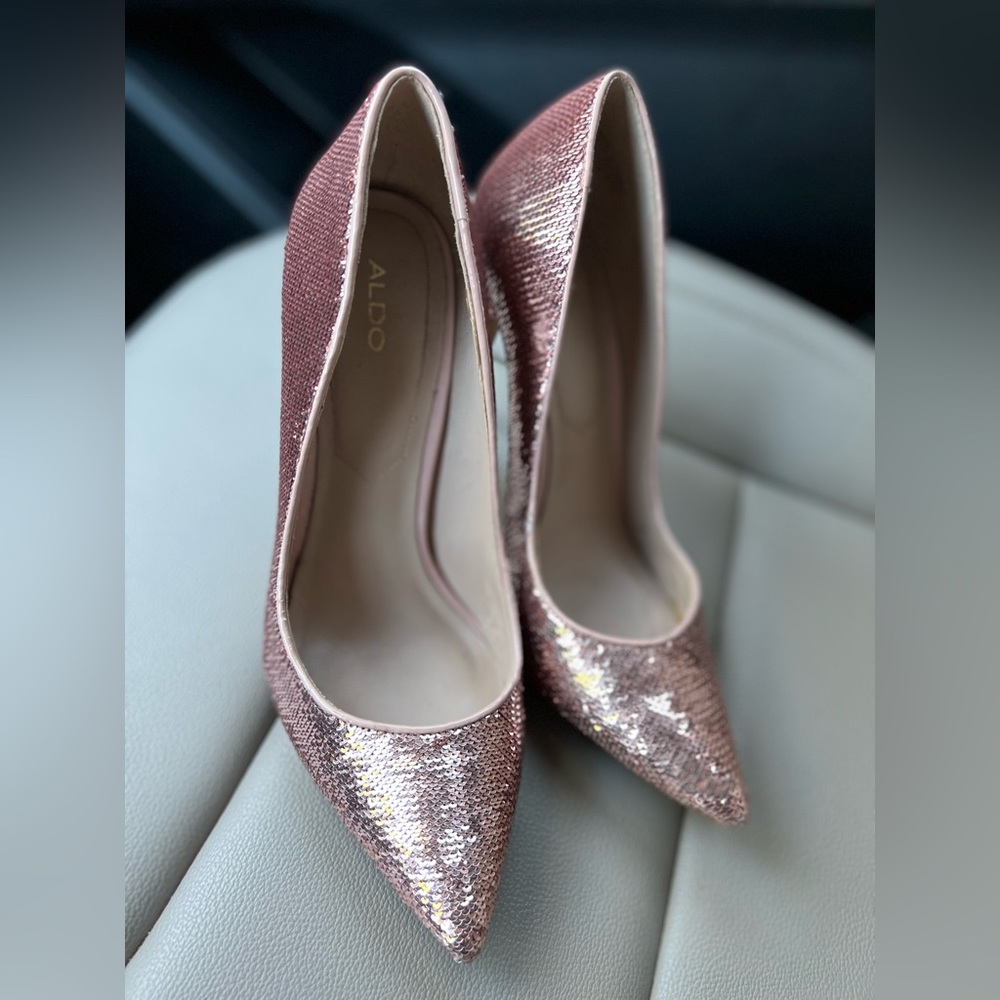 Also Stessy Rose Gold Stilettos